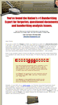 Mobile Screenshot of expertdocumentexaminer.com
