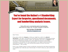 Tablet Screenshot of expertdocumentexaminer.com